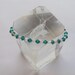 Emerald Swarovski Crystal Bracelet Bicone