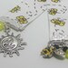 Bumble Bee Ribbon Bookmark Hand Painted Charm
