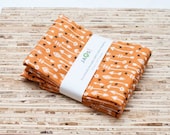 Eco-Friendly Organic Large Cloth Napkins - Set of 4 - (N562)