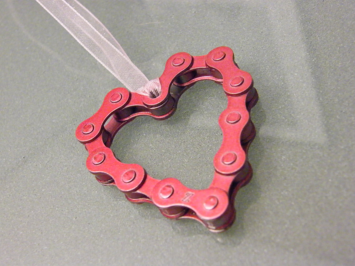 Bicycle Chain Bike Chain Heart Valentines by BeachBMXDesigns
