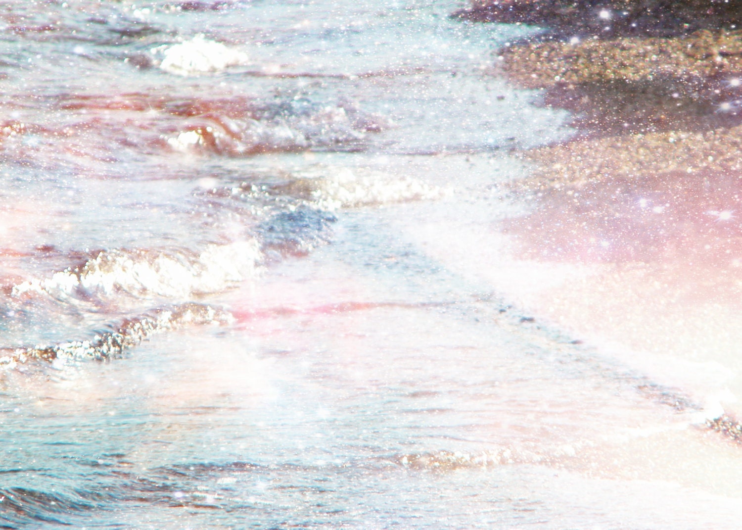 Shiny Beach - 8x10 Fine Art Photography - ColorfulPixelsByLife