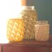 Mason Jar Wedding Centerpieces - Lace Knit - Set of 3 - Flowers / Candles - Jars Not Included