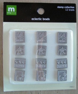 Eclectic Stamps Decorative Brads