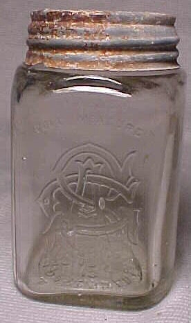 c1896 Smalley Full Measure AGS Pint patented Dec. 13,1892, April 7 1896 , Dec. 1, 1896, Pint Size Clear Canning Fruit Jar