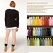 Graphic Jumper: Orco. Handmade, Winter Collection