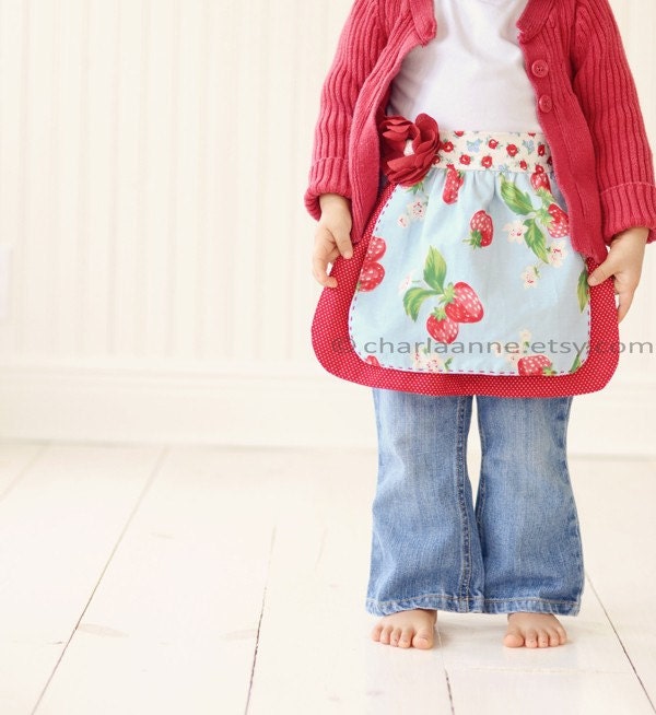 strawberry apron