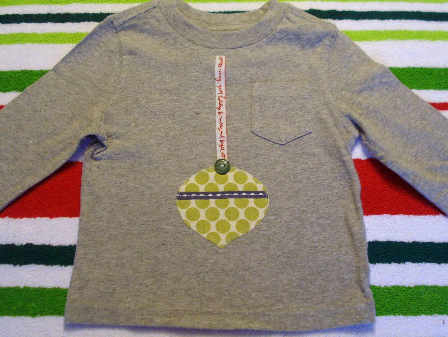 Sale- Modern Christmas Ornament Shirt Ready to Ship - torilynn817