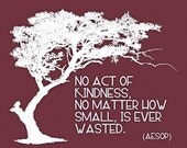 Aesop Quote Art Print (8x10) - FREE SHIPPING