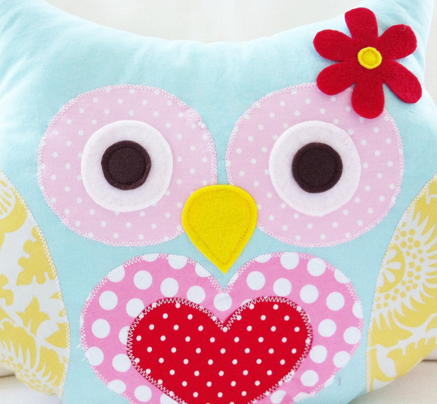 Owl Sewing Pattern Easy Owl Pillow PDF Pattern