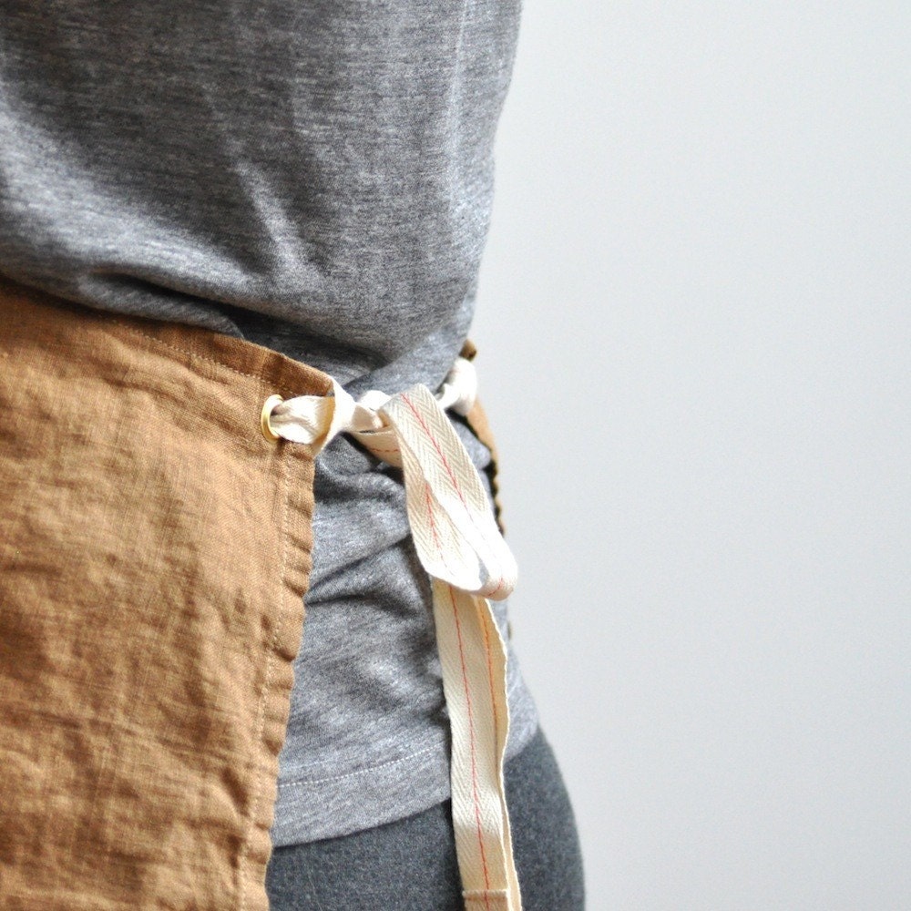 APRON no. 1 - linen brown