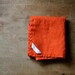 DISH TOWEL - linen red