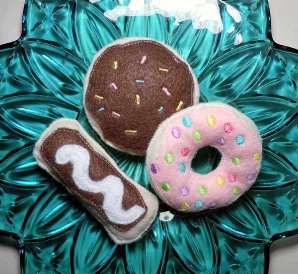 In The Hoop Fun Felt Food Doughnuts Applique by NewfoundApplique