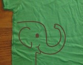 Kids Shirt - Elephant Shirt - Girls Shirt Boys Tshirt - 7 Colors Available - Sizes 2T, 4T, 6, 8, 10, 12 - Gift Friendly