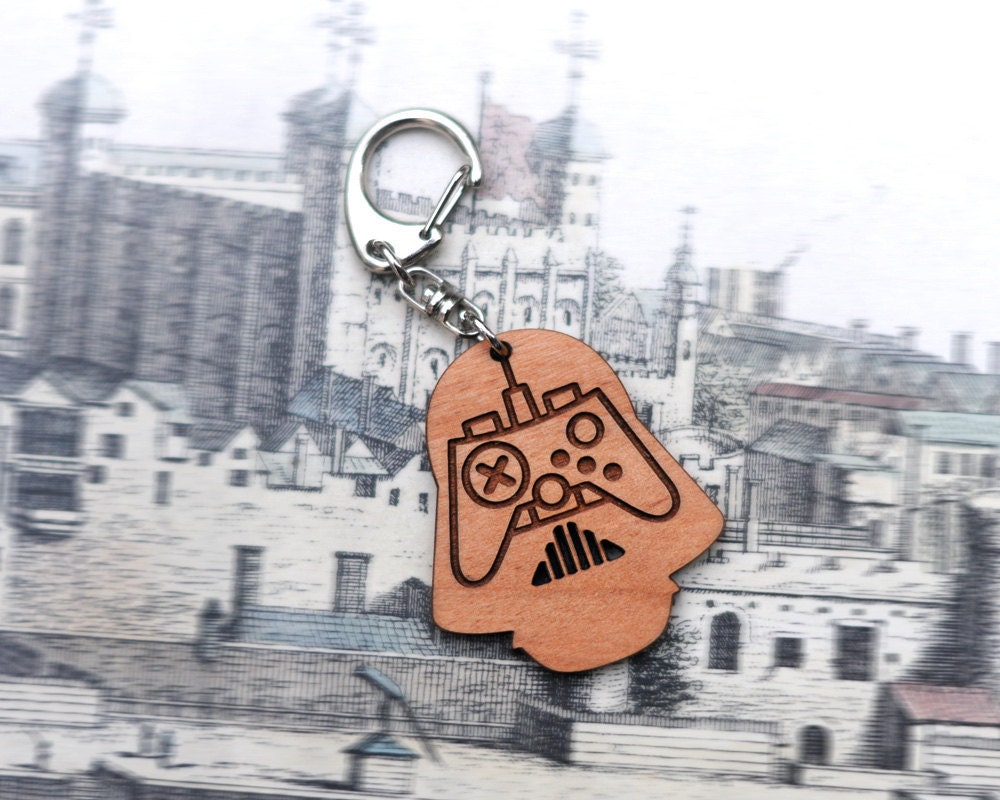 Star Wars VS Old School Game Controller Key Ring