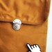 Pixel Hand Cursor Brooch / Necklace