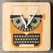 Typewriter Clock