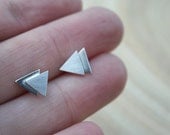 Chevron / Triangle Stud Earrings