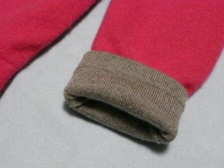 Last Season SALE--Hot Pink Reversible Cashmere Longies 12-18 MONTHS