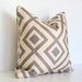 La Fiorentina David Hicks - Grey colorway - 17x17 Designer Pillow Cover double-sided