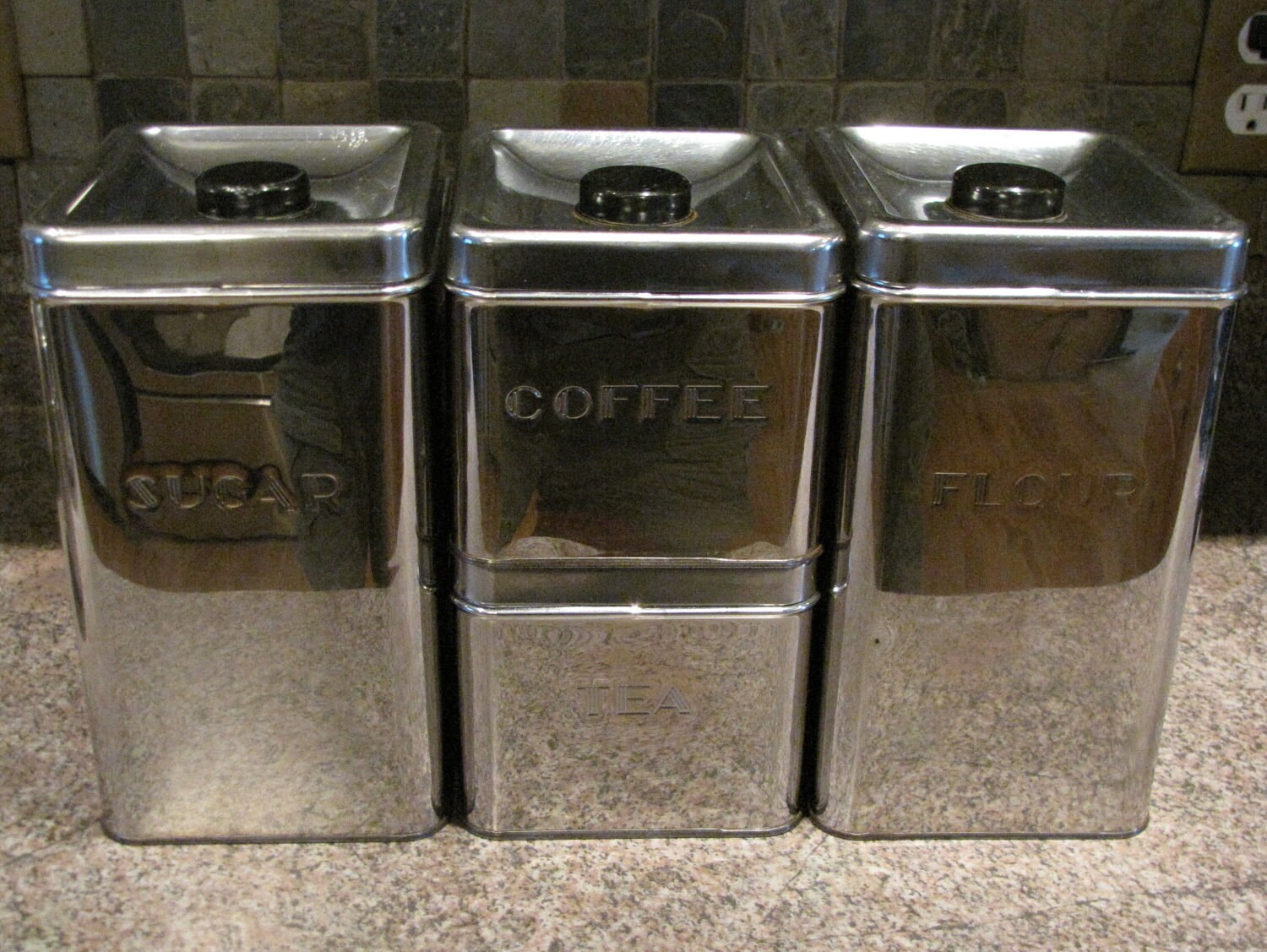 Vintage Canister Set of 4