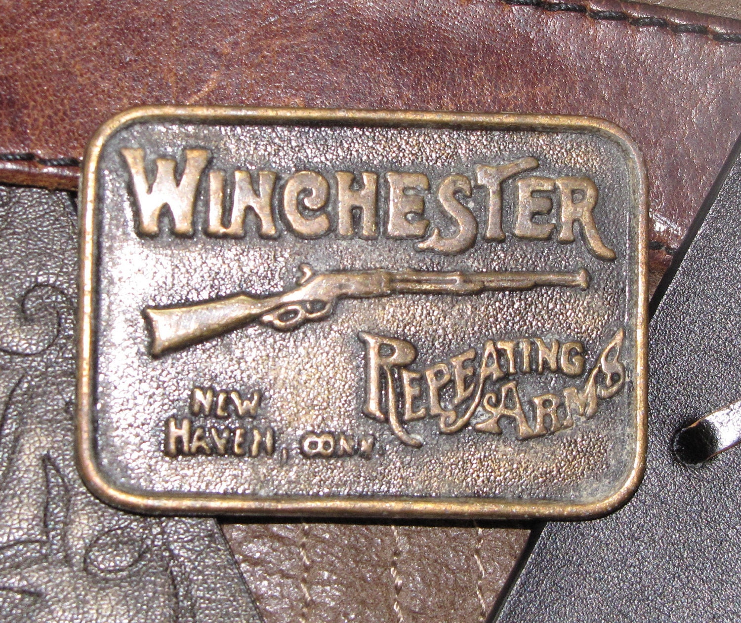 Vintage Winchester Belt Buckle by davincisattic on Etsy