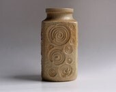 West Germany Beige Jura Vase - Scheurich