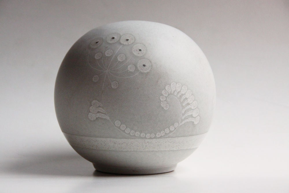 Grey German Vase - KMK 1980s