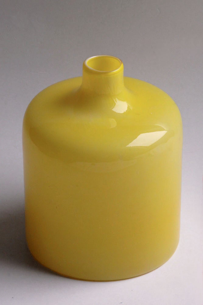 Vintage Yellow Vase - Holmegaard