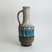 Blue Grey East German Vase - Strehla