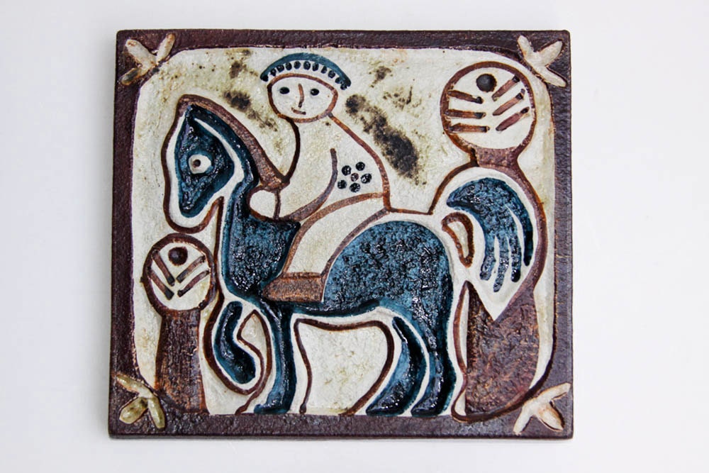 Vintage Danish Wall Plaque (1) - Soholm 1981