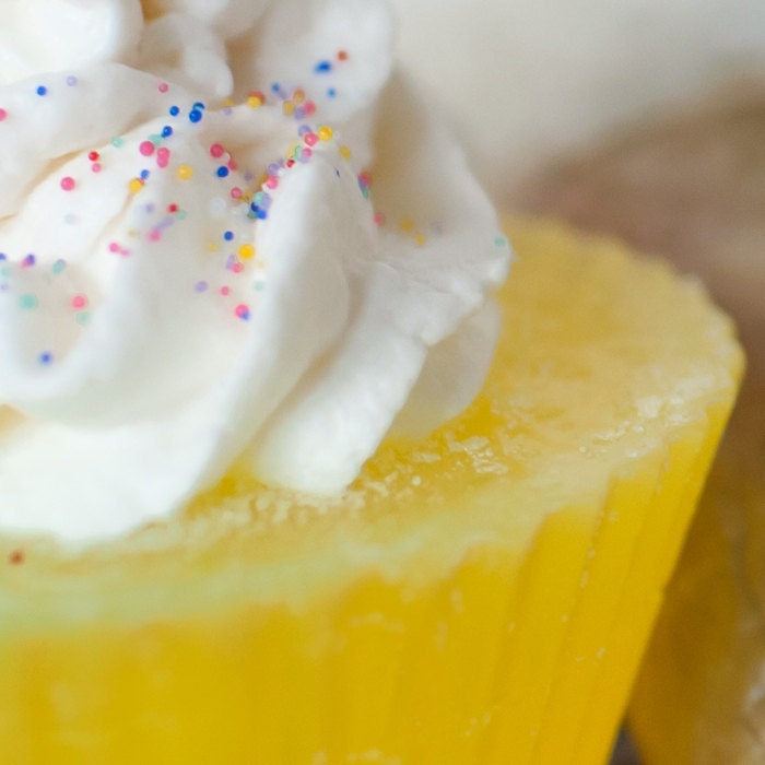 Ginger Lime Fiesta Cupcake Soap - Vegan & Paraben-free
