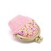 Whimsical red cupcake mini coin purse