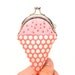 Strawberry ice cream mini coin purse