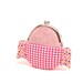 Cute hearty red owl clutch purse