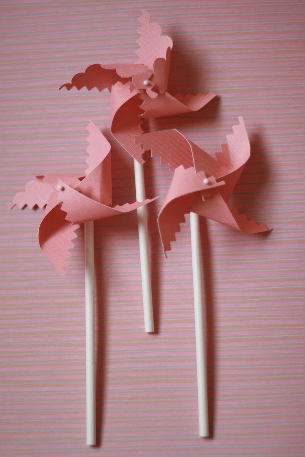 Pink Pinwheels Favors 12 Mini (custom orders welcomed)