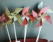 Pinwheels - 12 Mini Pinwheels The Freshman (Custom orders welcomed)