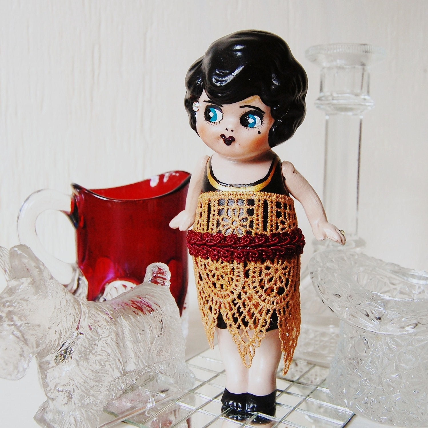 Florence the Flapper, Antique and Upcycled