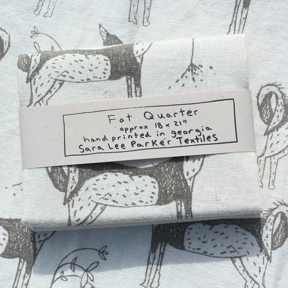 SALE fabric - Grey Dogs