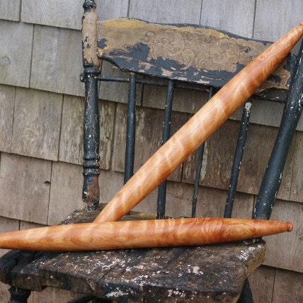 French Rolling Pin, food prep for the home chef, for making pastry, wood kitchen accessory