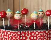 Mom's Killer Cakes & Cookies Own Cowgirl Cake Pops Customized Colors Available Coordinating Cake Pops and Cowboy Cake Pops Also Available