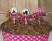 Mom's Killer Cakes & Cookies Own Original Pink Paris Poodle and Eiffel Tower Cake Pops Perfect For Your Parisian Party