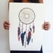 The Woven Web of Life Dreamcatcher print 11x17 inches