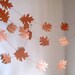 Paper Garland - Crisp Fall Days - Fall Decoration - Leaves Garland