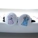 Buttons hair ties, girls ponytail holders, dress up