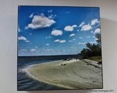 Photography: Up in the Clouds - Wood Photo Block -  Wall Art 6x6