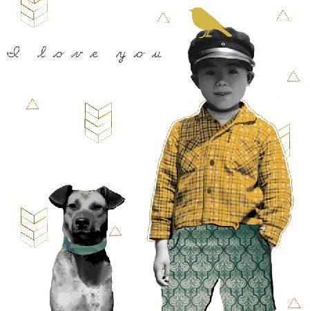 I'm in love with you (Boy with dog)