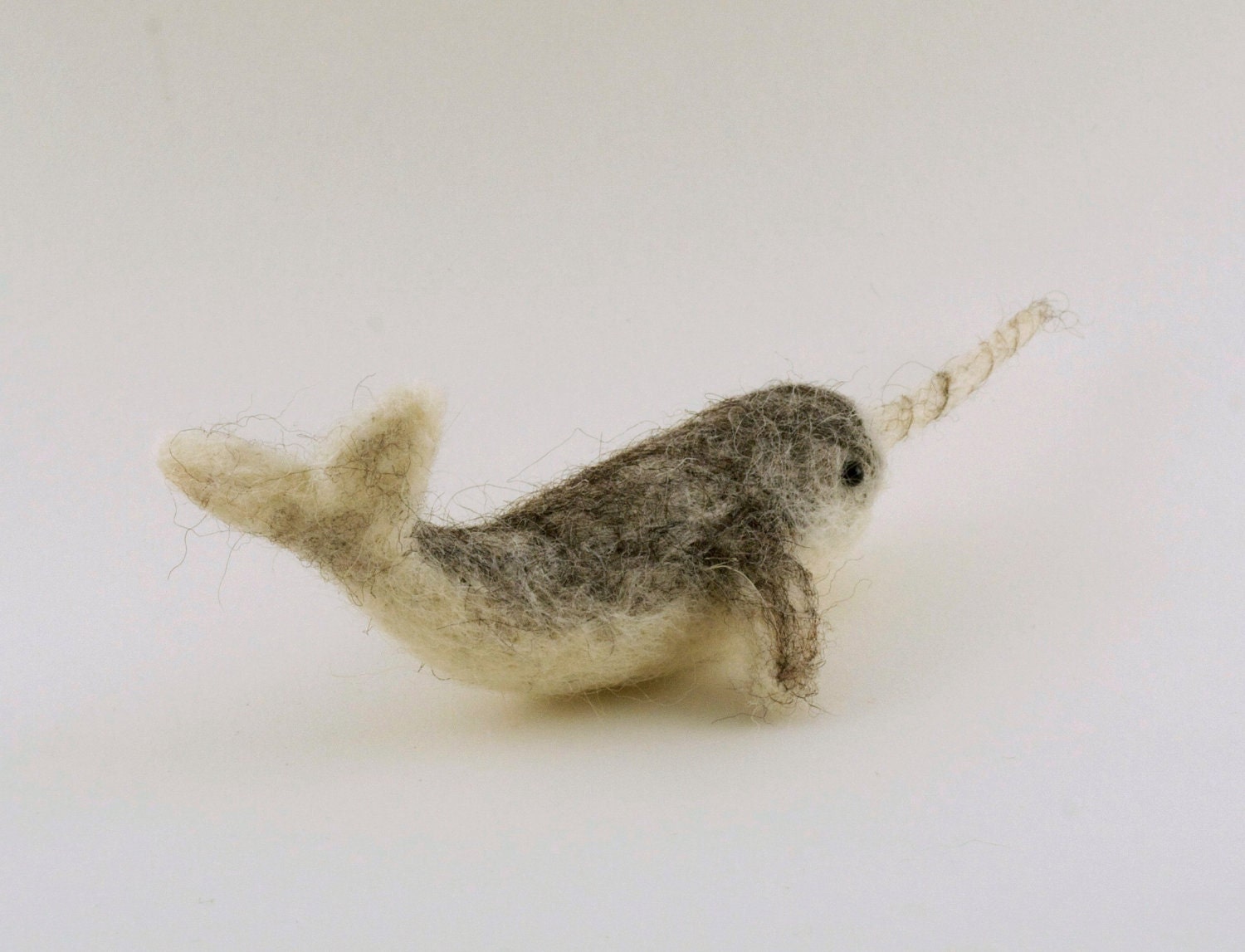 Narwhal Needle Felted Sculpture