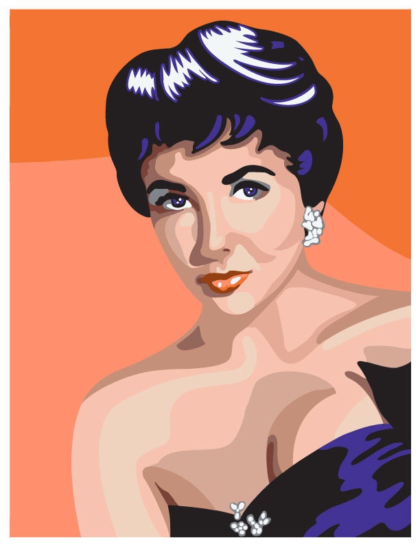 Elizabeth Taylor Paint By Number Kit