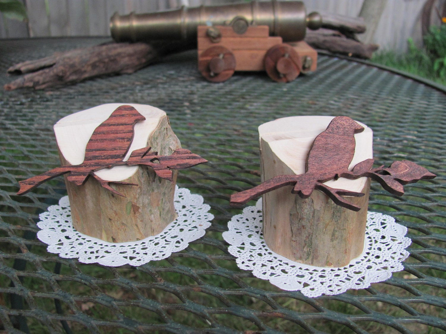 Wedding Place Card Holders - Pirate Wedding -  Four (4) Sparrow Place Card Holders and Personalized Place Cards - A CUSTOM ORDER