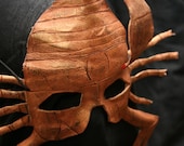 The Scorpion: Handmade Leather Mask